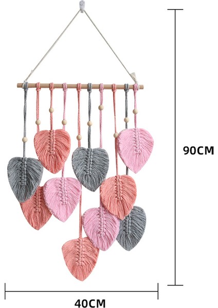 Duvara Asılan Boho Oda Ev Dekoru Dokuma Estetik Duvar Gobleni Pembe (Yurt Dışından) fırsatları