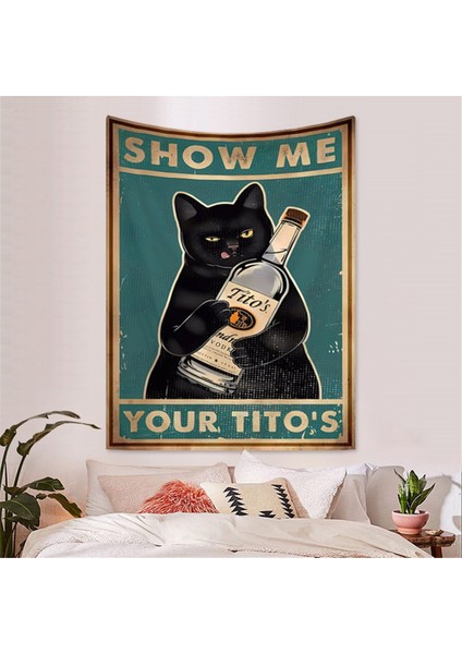 Komik Siyah Kedileriniz Poster 150X130CM (Yurt Dışından) modelleri