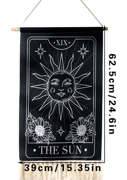 Baskılı Püskül Goblen Dekoratif Asılı Arka Plan Duvar Bezi, A (Yurt Dışından) modelleri