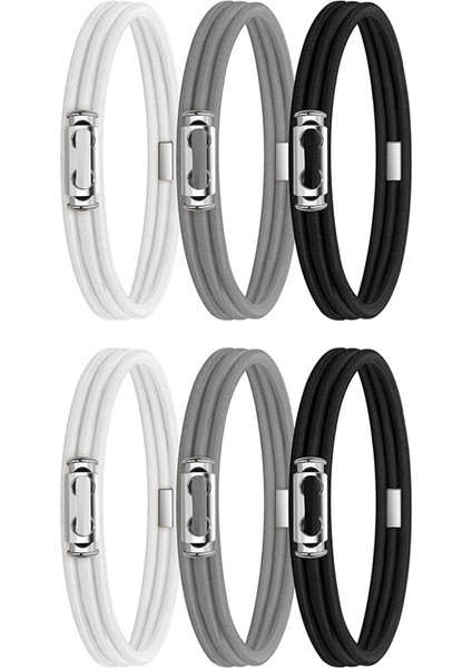 6 Adet Çöp Kutusu Bantları Kordonu Ayarlanabilir 8-33 Galon Çöp Kutularına Uyar B (Yurt Dışından)