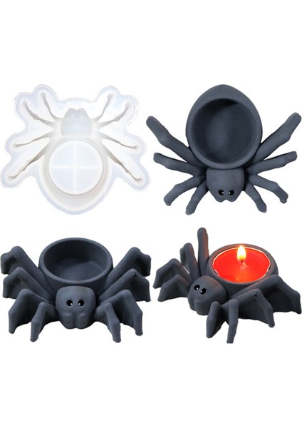Cadılar Bayramı Örümcek Mum Braketi Beton Çimento Alçı Kalıp (Yurt Dışından) fiyatları