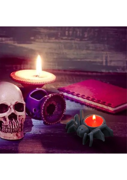 Cadılar Bayramı Örümcek Mum Braketi Beton Çimento Alçı Kalıp (Yurt Dışından) modelleri