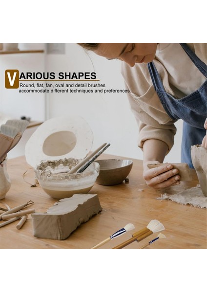 Seramik Fırçaları Sırlama Için 15 Parça Seramik Fırça Seti (Yurt Dışından) indirimleri