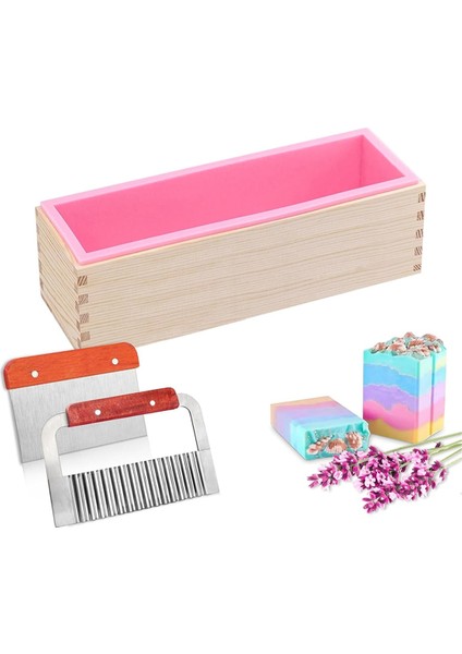 Sabun Yapım Malzemeleri - Esnek Dikdörtgen Ekmek Kalıbı A (Yurt Dışından)