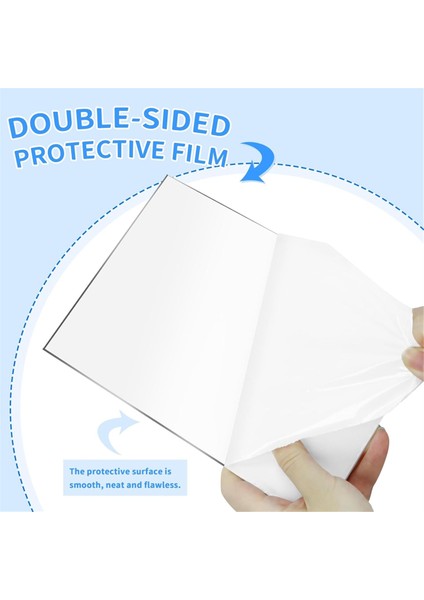 4 Paket Şeffaf Kesme Plakası 87 x 61 Inç Kalıp Kesme Pedleri (Yurt Dışından) fiyatları