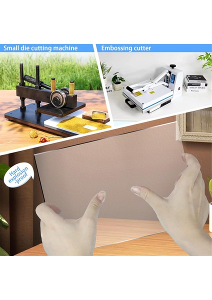 4 Paket Şeffaf Kesme Plakası 87 x 61 Inç Kalıp Kesme Pedleri (Yurt Dışından) modelleri