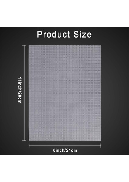 4 Adet 14 Sayım Plastik Örgü Tuval Çarşaf 14 Ct Plastik Aida Beyaz (Yurt Dışından) modelleri