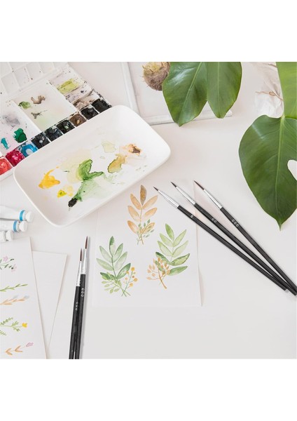 60 Adet Ince Detay Boya Fırçaları Ince Uçlu Boya Fırçaları Seti (Yurt Dışından) fırsatları