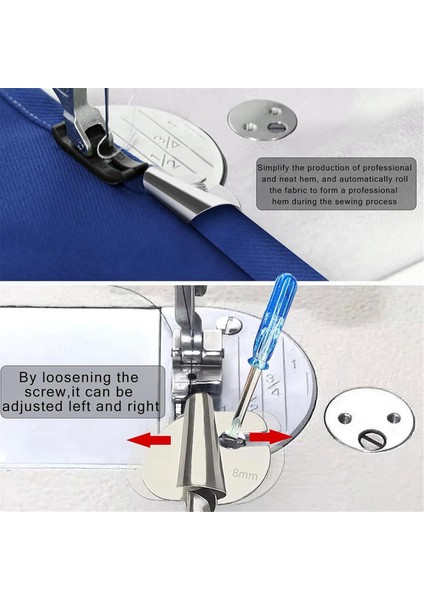 Dikiş Rulo Kenar Ayağı Seti 4 Parça 46810MM (Yurt Dışından) indirimleri