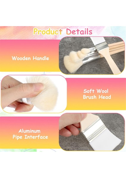 7 Parça Akrilik Boyama Paspas Fırçası Seti Akrilik Boya Fırçası Seti (Yurt Dışından) modelleri