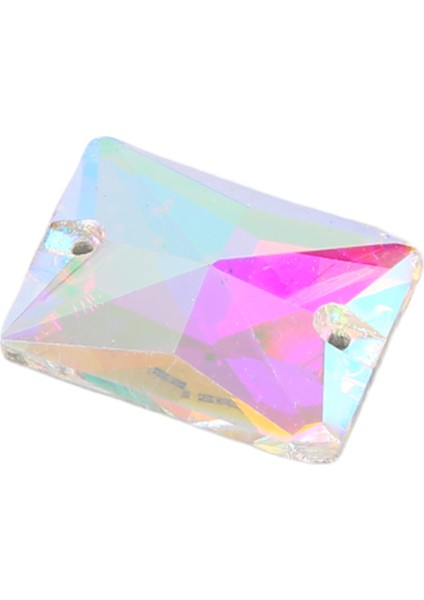 Kare Dikili Taş Kristal Berrak Giysi Dikimi Cam Boncuklar 18X25MM (Yurt Dışından) indirimleri