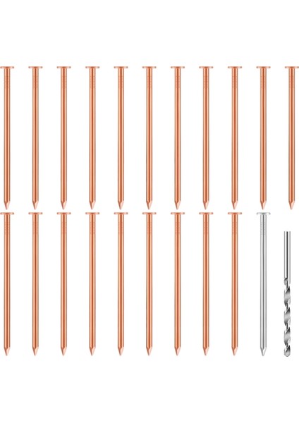 Ağaçları Kütükleri ve Kökleri Öldürmek Için 20 Adet Bakır Çivi - 35 Inç Uzunluk (Yurt Dışından)