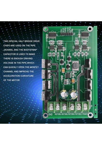 H-Bridge Dc Çift Motor Sürücü Pwm Modülü Dc 3 ~ 36 V 15A Tepe 30A IRF3205 Yüksek Güç Kontrol Panosu Arduino Robot Için Akıllı Araba (Yurt Dışından)