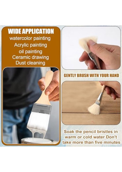 12 Parça Yaldız Fırçası Seti Boya Fırçası Seti Saç Mop Karıştırma Fırçaları (Yurt Dışından) fırsatları