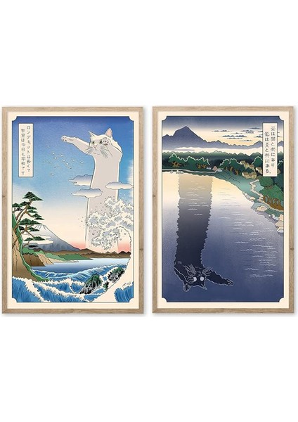 Xl-Komik Siyah Beyaz Longcat Tuval Tablosu (Yurt Dışından) fırsatları