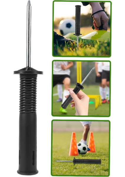 Zemin Çivileri Bayrak Direği Yay Montajlı Futbol Direği (Yurt Dışından)