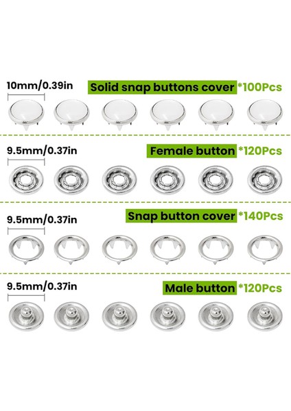 Kumaş Için Inci Çıtçıtlar Çıtçıt Pensesigiyim Için Metal Çıtçıt Düğmesi Takımı (Yurt Dışından) indirimleri