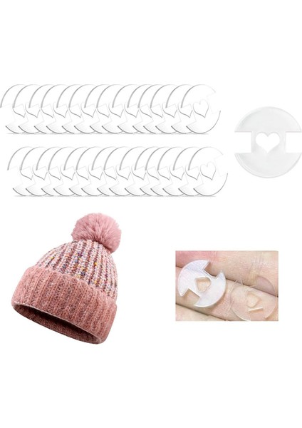 Şapkalar Için Çıkarılabilir Ponpon Düğmeleri 20 Adet Ponpon Tutucu (Yurt Dışından) fiyatları