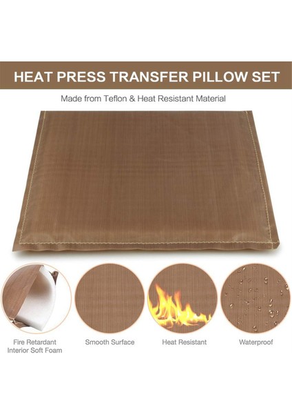 Isı Pres Yastık Seti Yastık ve 5 Adet Vinil Için Tişört Cetvel Kılavuzu (Yurt Dışından) fiyatları