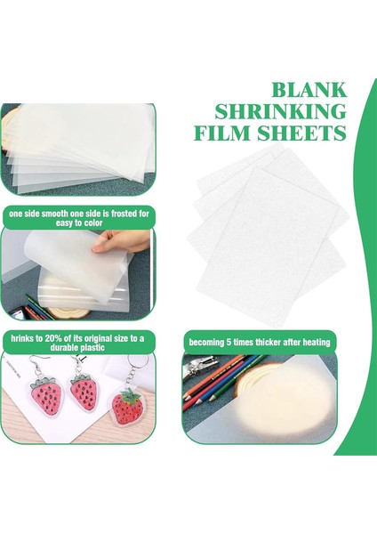 Shrink Plastik Levhalar Kitianahtarlıklar Aksesuarlarel Yapımı El Sanatları Için (Yurt Dışından) modelleri