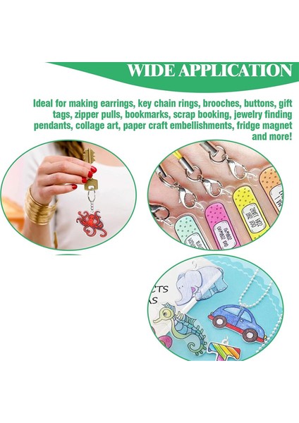 Shrink Plastik Levhalar Kitianahtarlıklar Aksesuarlarel Yapımı El Sanatları Için (Yurt Dışından) fırsatları