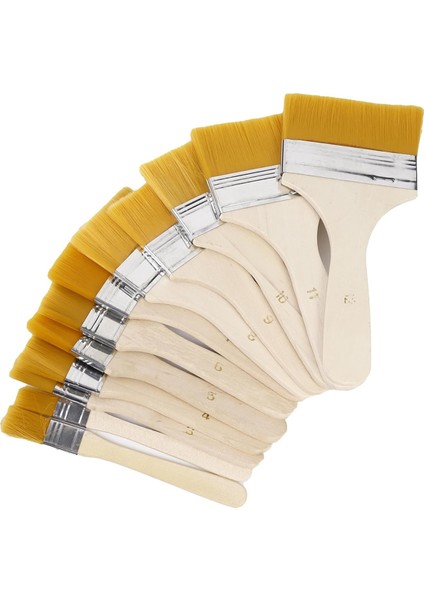 Çeşitli Boyutlarda Naylon Boyama Fırçaları (Yurt Dışından)