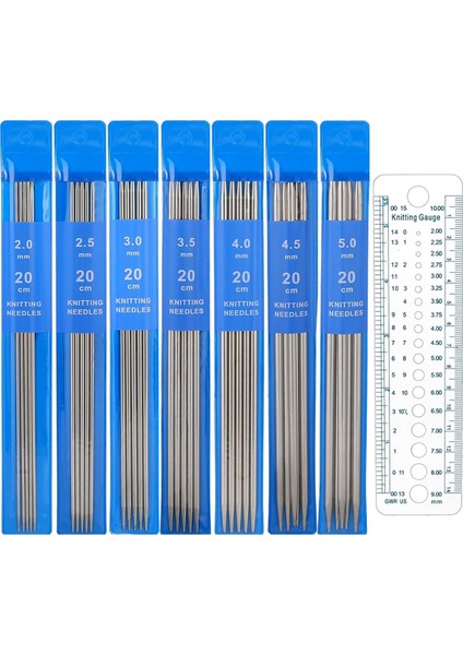 36 Parça Çift Uçlu Örgü Şişleri Seti (Yurt Dışından)