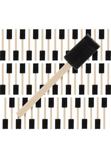 90 Adet Köpük Boya Fırçaları Boyama Için Sünger Fırçalar (Yurt Dışından)