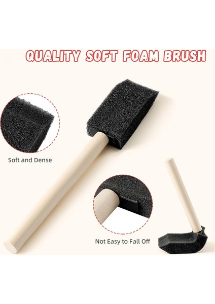 90 Adet Köpük Boya Fırçaları Boyama Için Sünger Fırçalar (Yurt Dışından) fırsatları