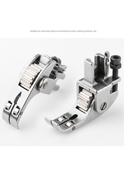 C Üç Tekerlekli Kalın Silindirli Pres Ayağı Endüstriyel Dikiş Için (Yurt Dışından) modelleri