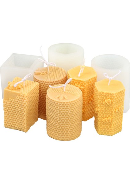 Silikon Petek Mum Kalıbı 6 Kenarlı Petek Mum Kalıbı (Yurt Dışından)