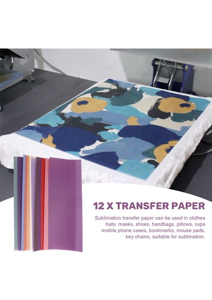 12 Adet 12X4.5 Inç Düz Renk Süblimasyon Transfer Kağıdı Bardak Için (Yurt Dışından) fırsatları