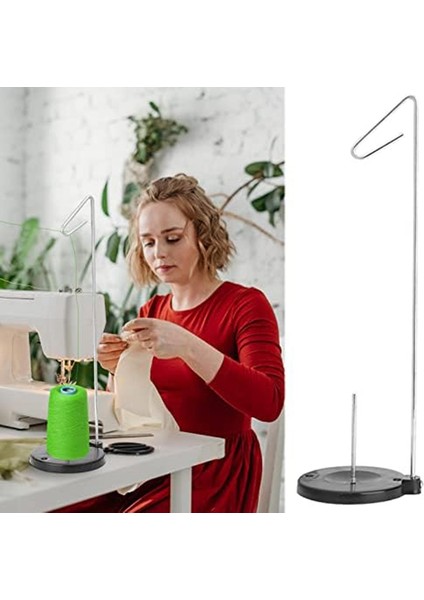 Tek Konik Makara Standı Dikiş Nakış ve Iplik Tutucu Için Uygundur (Yurt Dışından) indirimleri