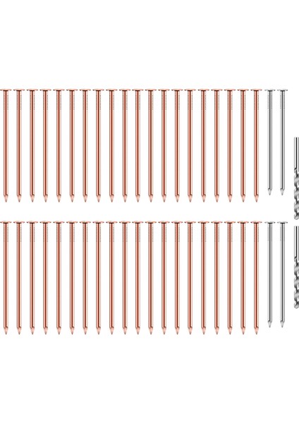 Ağaçları Öldürmek Için 40 Adet Bakır Çivi 3.5 Inç Saf Bakır Çivi (Yurt Dışından)