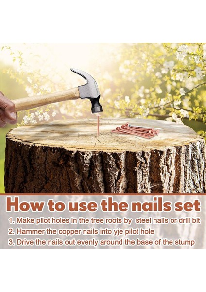 Ağaçları Öldürmek Için 40 Adet Bakır Çivi 3.5 Inç Saf Bakır Çivi (Yurt Dışından) modelleri