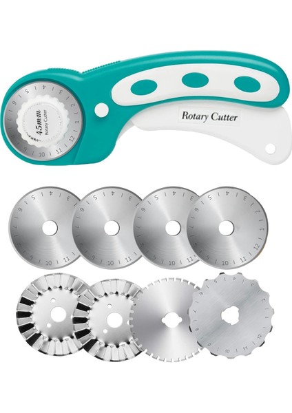 Adet Döner Bıçaklı Kumaş Için 45MM Döner Kesici (Yurt Dışından)