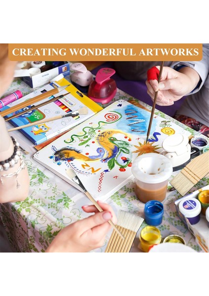 9 Parça Seramik Sır Fırçası Seti Ahşap Uzun Saplı Sır Fırçaları (Yurt Dışından) fırsatları