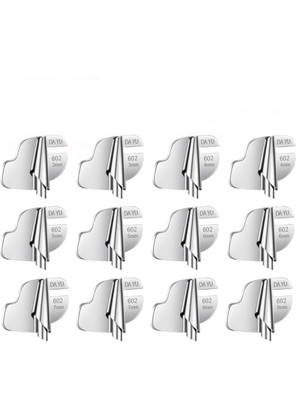 12 Adet Dikiş Makinesi Baskı Ayağı 3mm-8mm Dikiş Makinesi Takımı (Yurt Dışından)