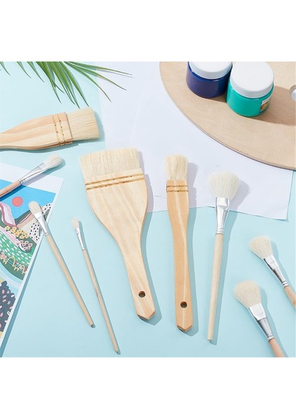 9 Stil Seramik Fırça Seti Seramik Sır Fırçaları Sanatçılar Için (Yurt Dışından) fırsatları
