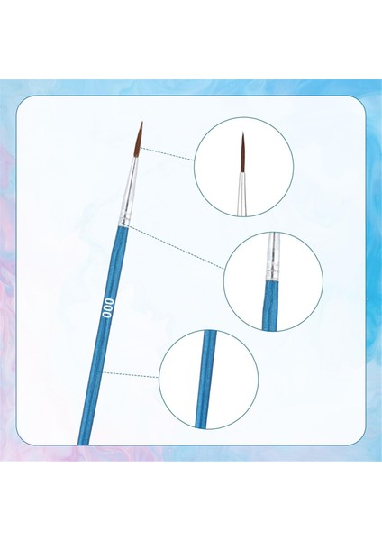 30 Adet Küçük Detay Boya Fırçaları El Sanatları Suluboya Akrilik C (Yurt Dışından) fiyatları
