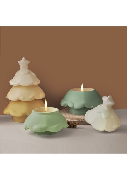 Gizemli Yığılmış Noel Ağacı Silikon Kalıbı (Yurt Dışından) fırsatları