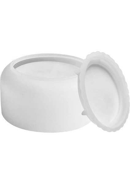 Kapaklı Silikon Kalıp Silindir Mumluk-A (Yurt Dışından)