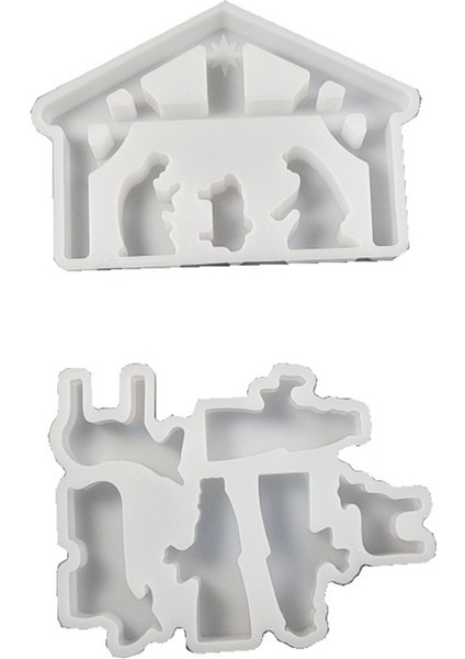 Isa'nın Doğum Sahnesi Dıy Kalıp Noel Dekorasyonu (Yurt Dışından)