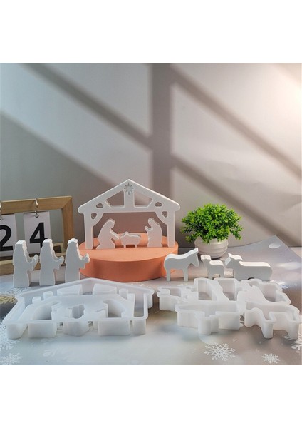 Isa'nın Doğum Sahnesi Dıy Kalıp Noel Dekorasyonu (Yurt Dışından) fırsatları