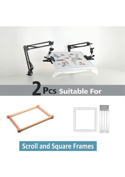 Nakış Çerçevesi Tutucu Ayarlanabilir Stand Crossstitchscroll Çerçevesi Için (Yurt Dışından) indirimleri