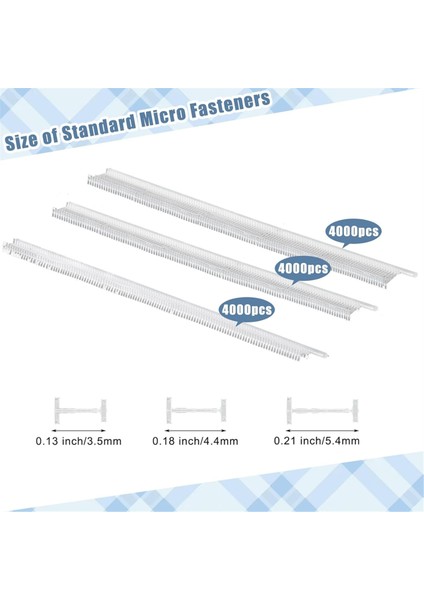 Mikro Tip Etiketleme Tabancası Bağlantı Elemanları Kiti 0.13IN Etiket Tabancası Yedekleri A (Yurt Dışından) indirimleri