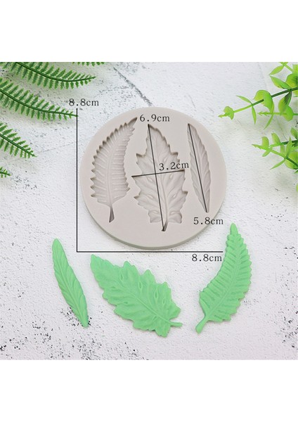 Yaprak Çikolata Kalıbı 3D Silikon Kalıp Yaprak Şekerleme Kalıbı (Yurt Dışından) modelleri