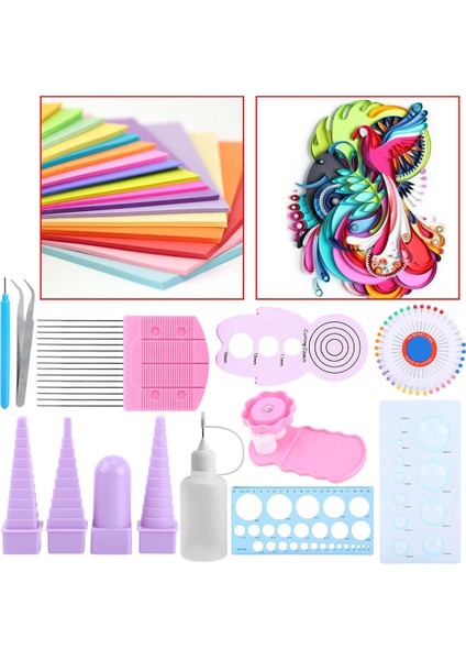 11'i 1 Arada Kağıt Kıvırma Kenarlık Kağıt Kıvırma Araçları Seti (Yurt Dışından) fırsatları