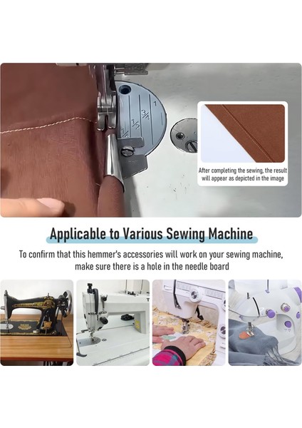 3-10MM 8 Boyutlu Rulo Etek Baskı Ayağı Dikiş Kılavuzu ile (Yurt Dışından) indirimleri