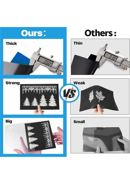 Güçlü Kauçuk Manyetik Levhalar ve 15 Adet Damga Kalıp Saklama Torbaları A (Yurt Dışından) fırsatları